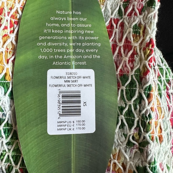 FARM Rio Colorful Crochet Mini Skirt - Picture 4 of 4